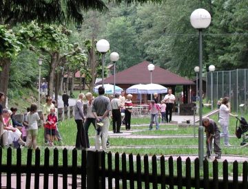 Golf / Minigolf - Minigolfanlage im Kurpark in Bad Berneck
